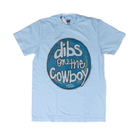 Women's Blue Short Sleeve "Dibs On The Cowboy" T-shirt