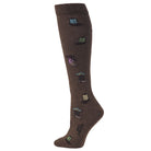 Women's Boot Doctor Over the Calf Brown Cowboy Boots and Hat Pattern 0417102
