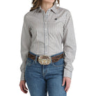 Women's Cinch Tercel Striped Arena Fit Western Shirt MSW9165088
