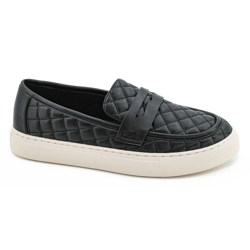 Women's Corkys "Quilty As Charged" Black Slip On Shoes 51-0175-BLCK