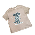 Women's Cowboy Racoon Tee - Crazy House Western Wear