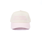 Women's Cream and Light Pink "But Daddy He's A Cowboy" Cap