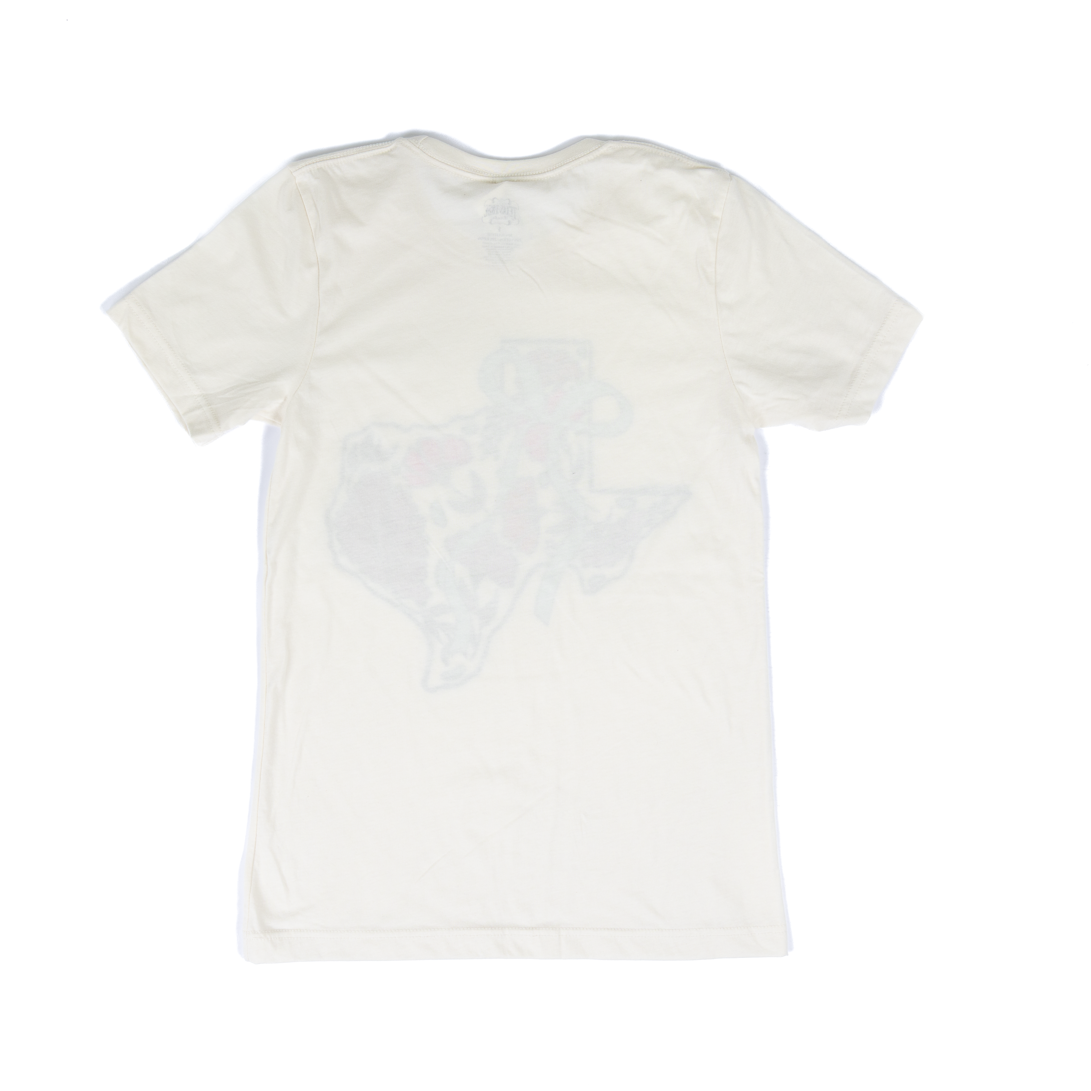 Women's Cream Short Sleeve Floral Texas T-shirt