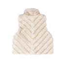 Women's Cripple Creek White Fur Vest CR19909-03