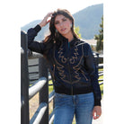Women's Cruel Denim Black Bomber Jacket