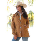 Women's Cruel Girl Brown Shacket CWJ7514001