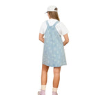 Women's Dandelion Washed Denim Overall Mini Dress TWS1190