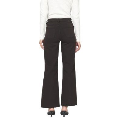Women's Dear John Black Fiona High Rise Wide Leg Jeans DPM55C336CTE