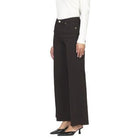 Women's Dear John Black Fiona High Rise Wide Leg Jeans DPM55C336CTE