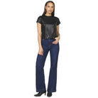 Women's Dear John Black Unity Short Sleeve Top DKN2083Z4BLK