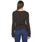 Women's Dear John Chocolate Torte Ania Long Sleeve Top DKN2140W1CTE
