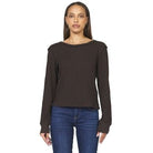 Women's Dear John Chocolate Torte Ania Long Sleeve Top DKN2140W1CTE