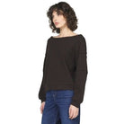 Women's Dear John Chocolate Torte Martella Long Sleeve Top DKN2154W1CTE