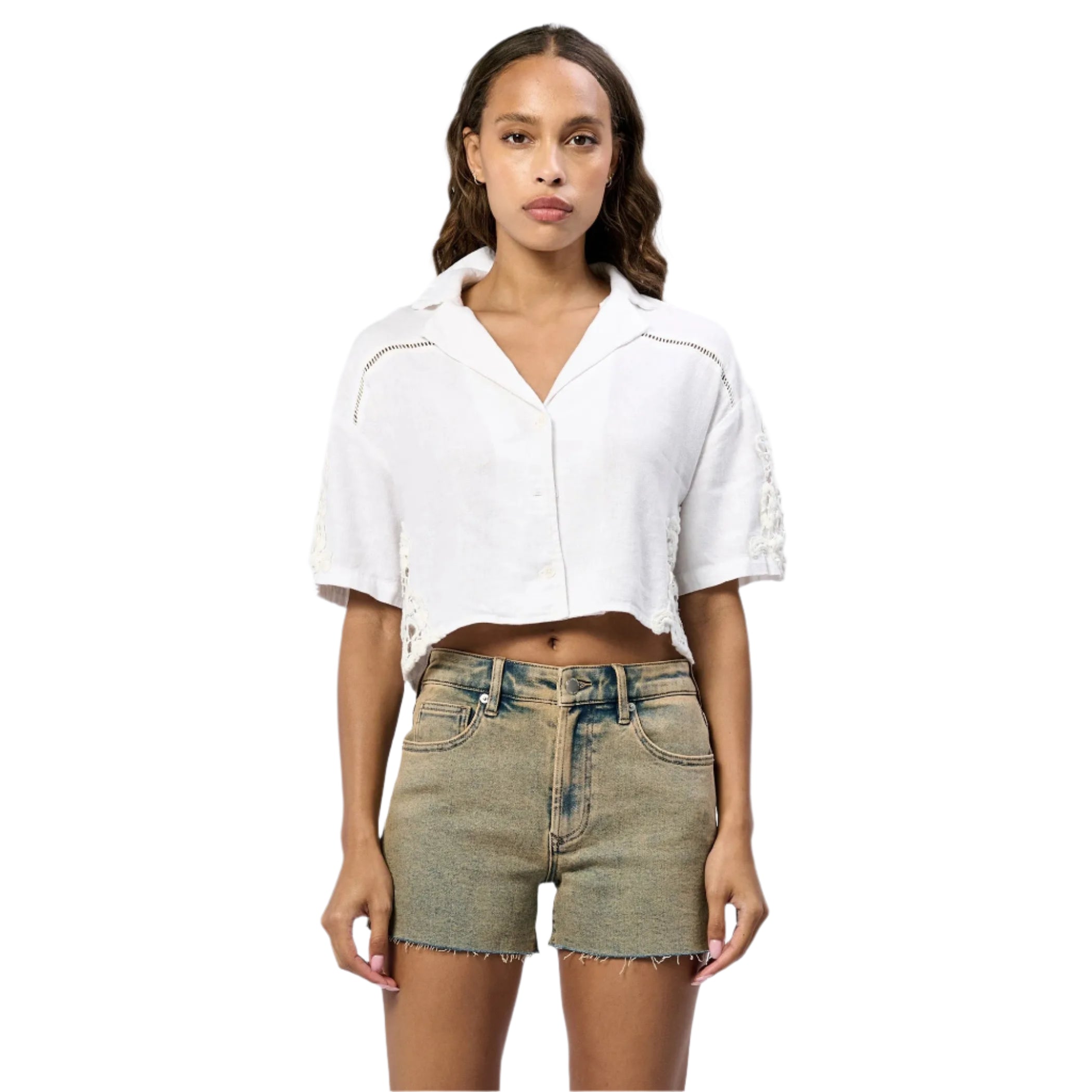 Women's Dear John Darby Novelty Top DSH1446L1WHT - Crazy House Western Wear