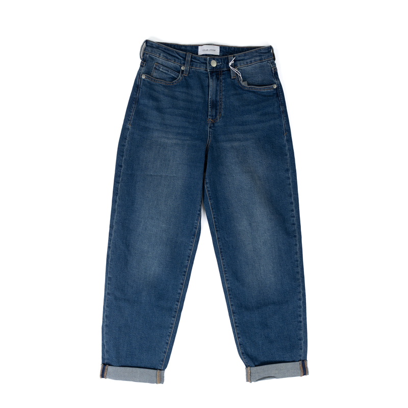 Women's Dear John Everett Ocean Bath High Rise Cuffed Jeans DPM92A101ONB