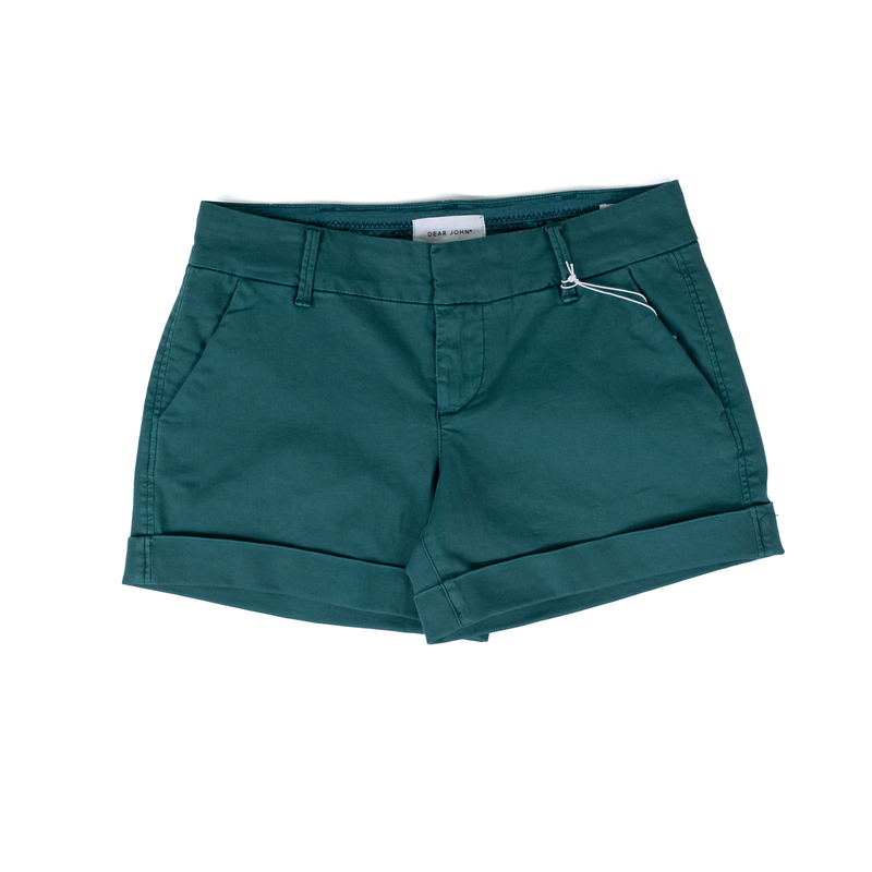 Women's Dear John Hampton Mediterranea Mid Low Rise Cuffed Shorts DSM70C189MEA