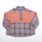 Women's Easel Drop Shoulder Blue Sweatshirt ET71573