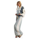 Women's ee:some Color Block Denim Drawstring Pants PK13002