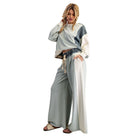 Women's ee:some Color Block Denim Drawstring Pants PK13002