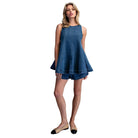 Women's ee:some Dark Denim Sleeveless Top TH15425