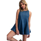 Women's ee:some Dark Denim Sleeveless Top TH15425