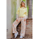 Women's ee:some Floral Printed Zipper Front Pants PK16307