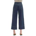 Women's Entro Solid Wide Leg Ankle-length Pants P27096