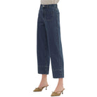Women's Entro Solid Wide Leg Ankle-length Pants P27096