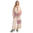 Women's Floral Print Terry Pullover ET71578