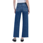 Women's Flying Monkey High Rise Trouser Press Wide Leg Jeans F6327