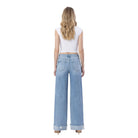 Women's Flying Monkey  Super High Rise Cuffed Wide Jeans F6033