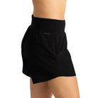 Women's Free Fly Black Bamboo-Lined Active Breeze Short - 5" WLABS-5-300