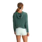 Women's Free Fly Pacific Blue Bamboo Shade Crossover Hoodie FF612-421