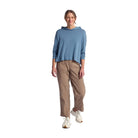 Women's Free Fly Sea Pine Bamboo Shade Crossover Hoodie FF612-535