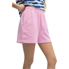 Women's French Terry Shorts With Side Slits WL24-9707 - Crazy House Western Wear