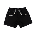 Women's Howdy Hanny Black Yoke Piping Shorts