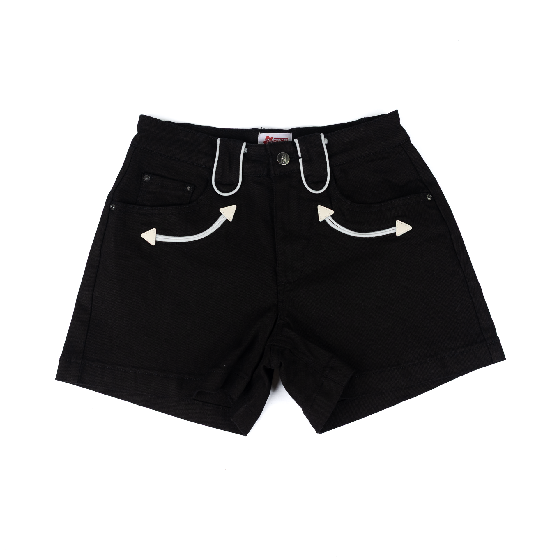 Women's Howdy Hanny Black Yoke Piping Shorts – Crazy House Western
