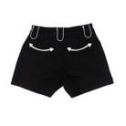 Women's Howdy Hanny Black Yoke Piping Shorts