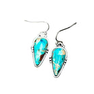 Women's Isac 1"  Long Arrowhead Gemstone Earrings