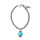 Women's Isac 16" Long Navajo Pearl Turquoise Necklace