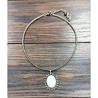 Women's Isac 16" Western White Turquoise Necklace 739728