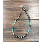 Women's Isac 18" Handmade Navajo Gemstone Necklace 739702
