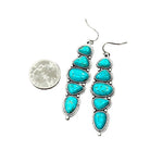 Women's Isac 2.5" Long Navajo Turquoise Earrings