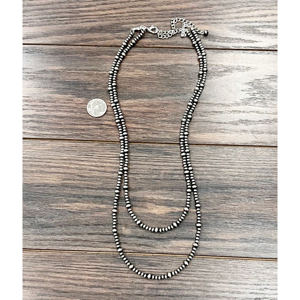 Women's Isac 26" Handmade Navajo Bead Necklace 739447