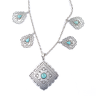 Women's Isac 30" Cable Chain Necklace Concho Style 732894