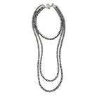 Women's Isac 34" Extra-Long Handmade Navajo Bead Necklace