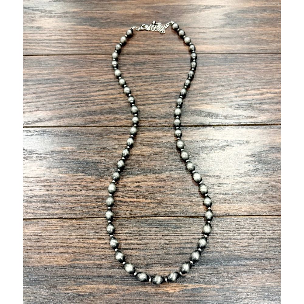 Women's Isac 34" Handmade 14mm Oval Navajo Bead Necklace 739710