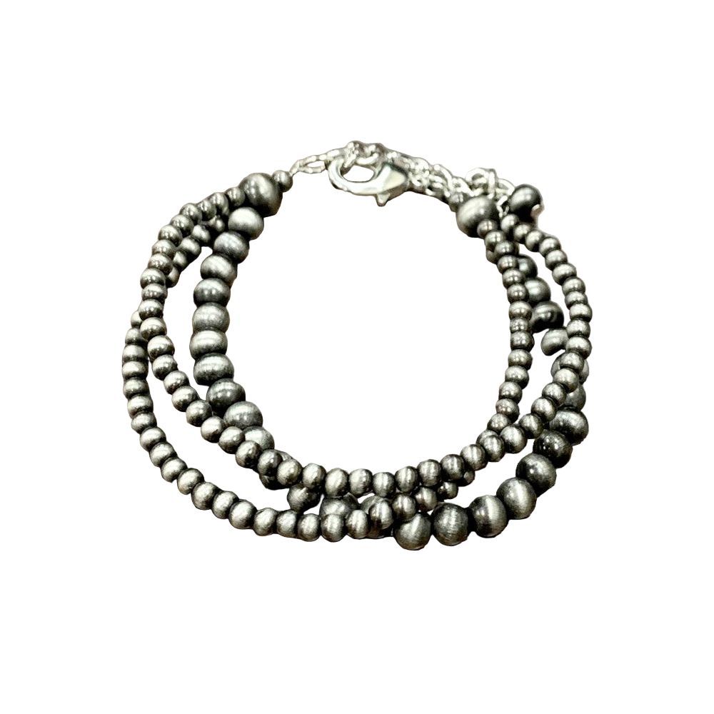 Women's Isac Handmade Navajo Bead Adjustable Bracelet