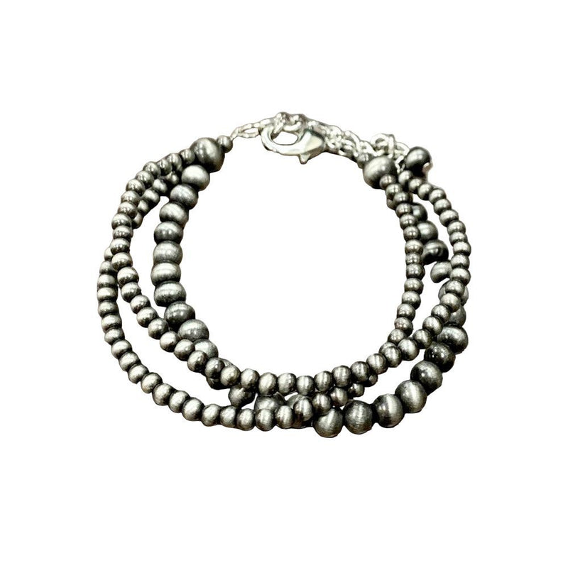 Women's Isac Handmade Navajo Bead Adjustable Bracelet