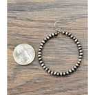 Women's Isac Handmade Navajo Bead Hoop Earrings 721221
